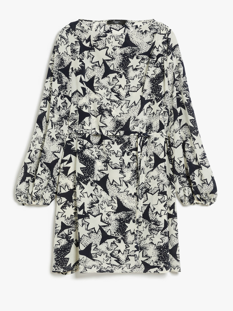 NOLI Printed crepe de chine dress 1