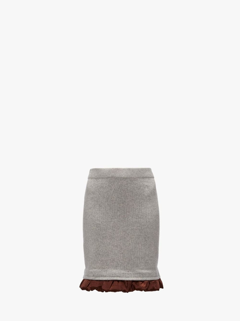 MINI SKIRT WITH SATIN DETAILS 1