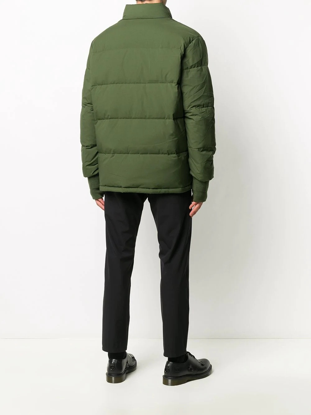 Tiger patch puffer jacket - 4