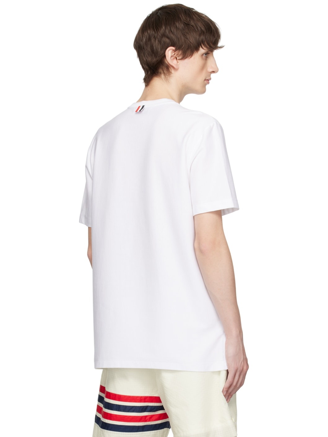 White Striped T-Shirt - 3