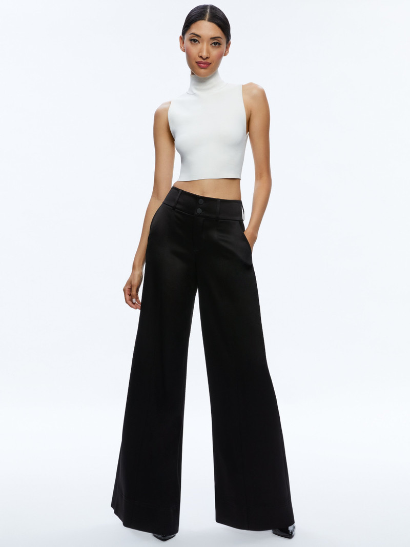 Alice + Olivia MAME HIGH RISE WIDE LEG PANT outlook