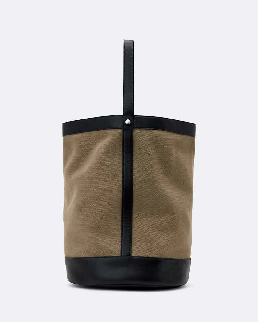 CANVAS SLING BUCKET BAG - 1