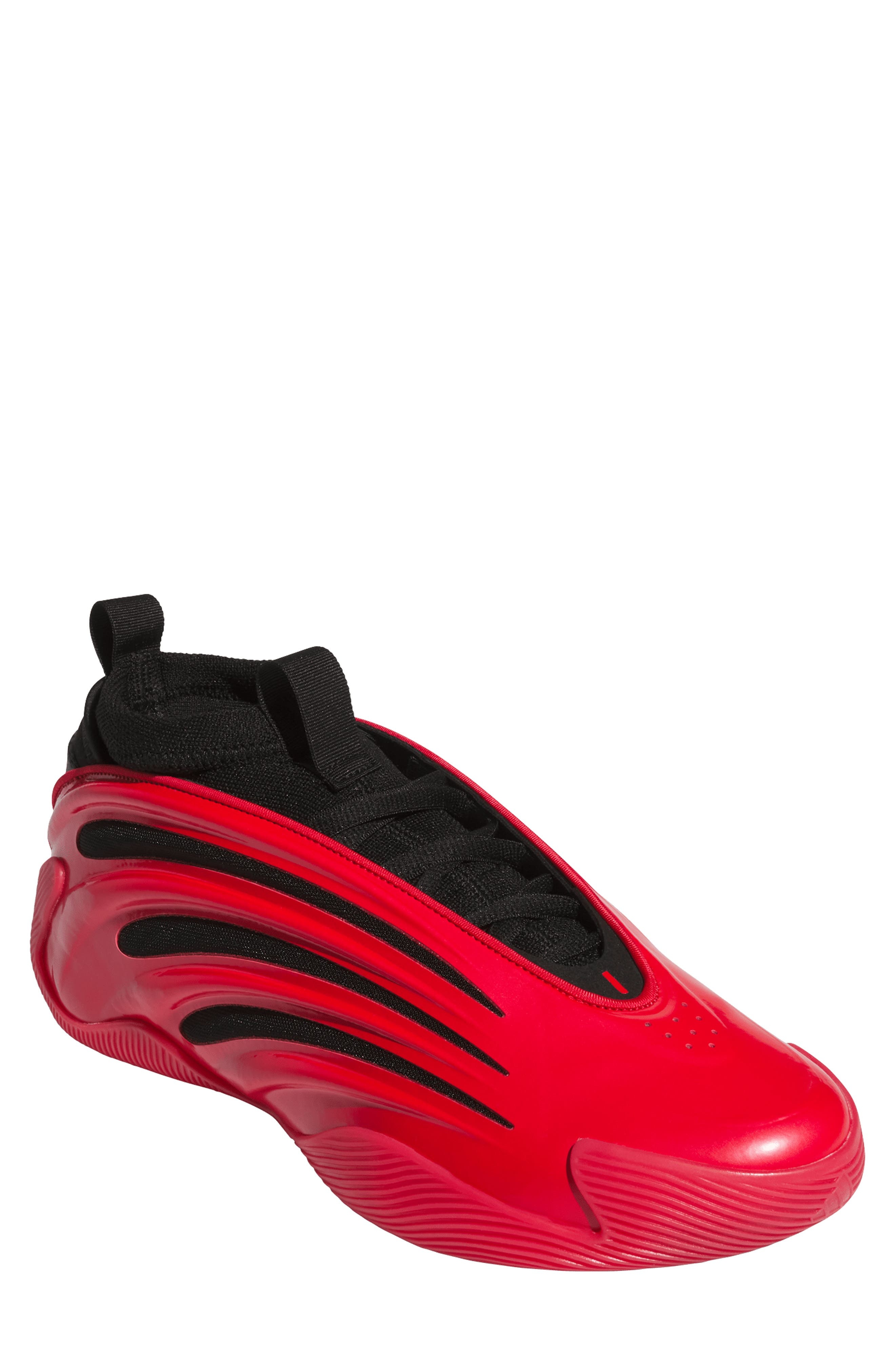 adidas Gender Inclusive Harden Volume 9 Basketball Shoe in Pure Ruby/Black/Lucid Blue at Nordstrom - 1