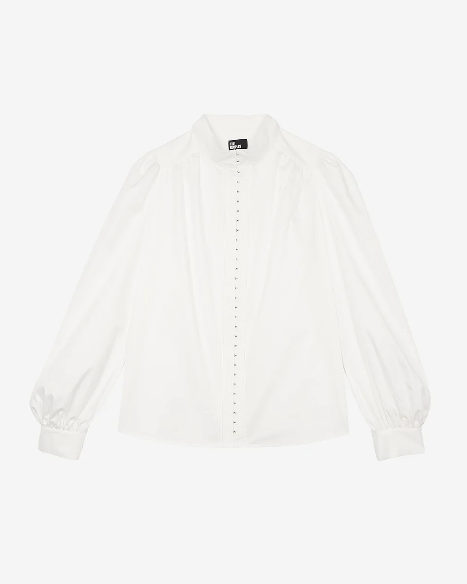 WHITE COTTON SHIRT - 1