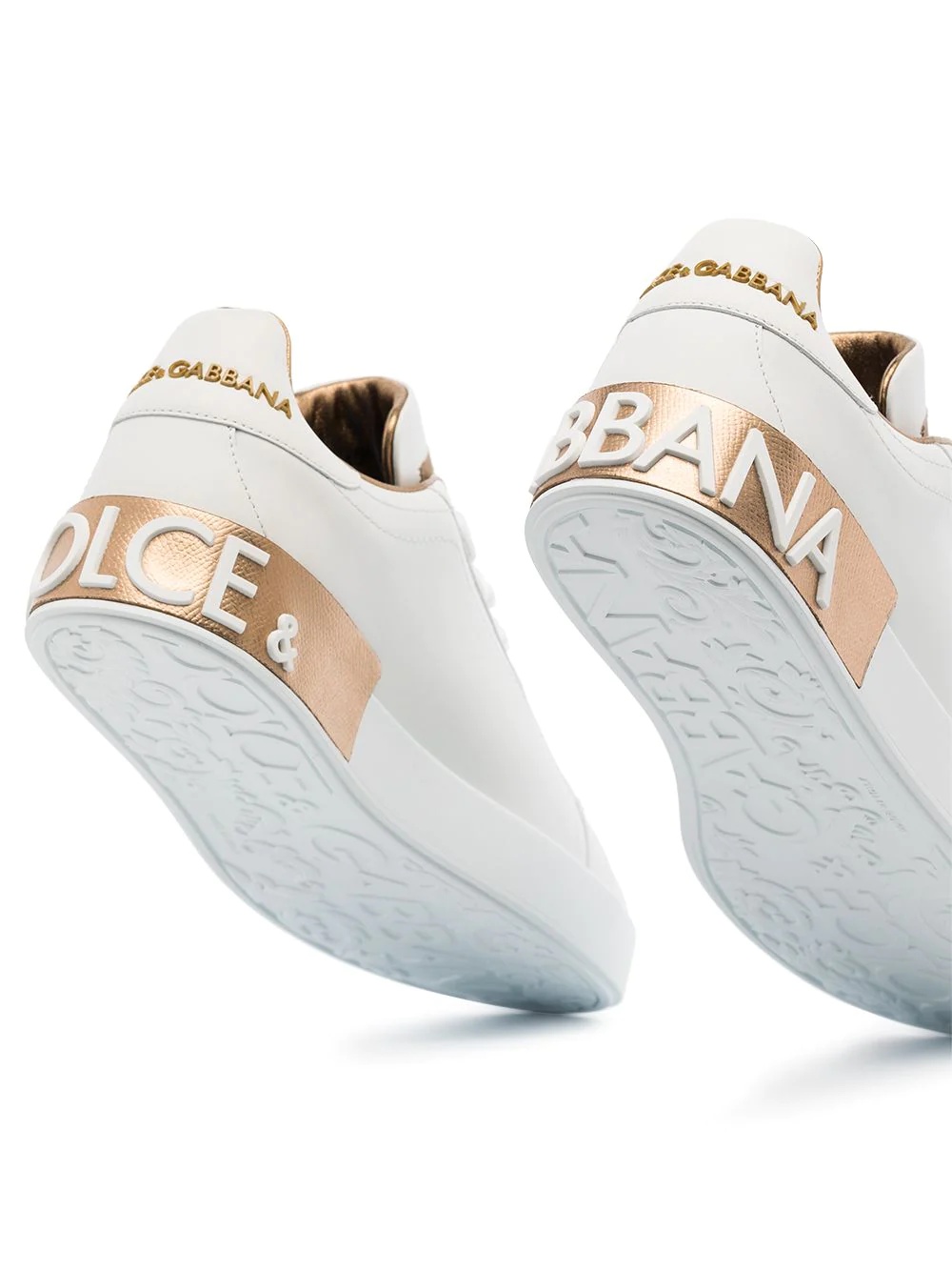 Portofino logo-patch sneakers - 2