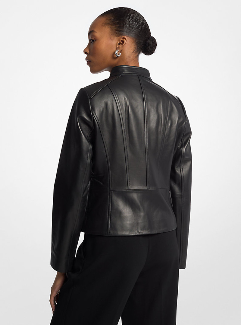MICHAEL KORS Leather Jacket outlook