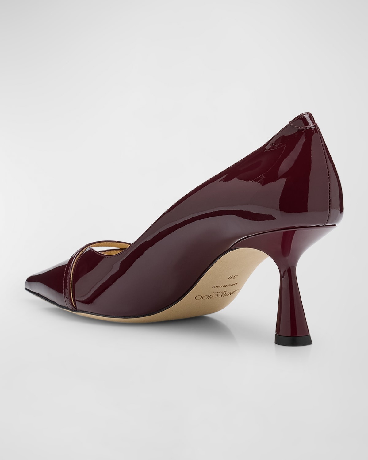 Rosalia Patent Pearly-Strap Pumps - 5