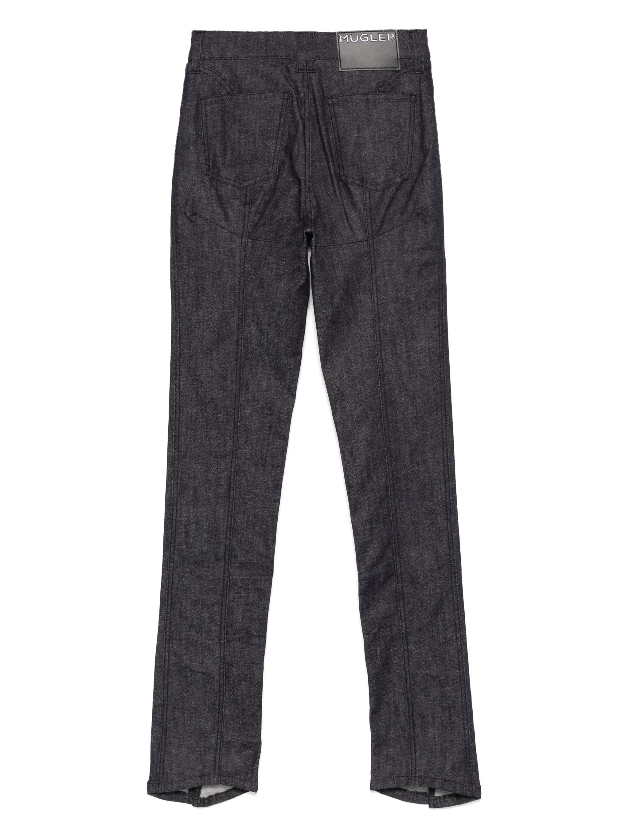 piercing-detail jeans - 2