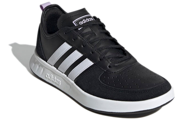 (WMNS) adidas Court80s Running Shoes Black/White FW9178 - 3