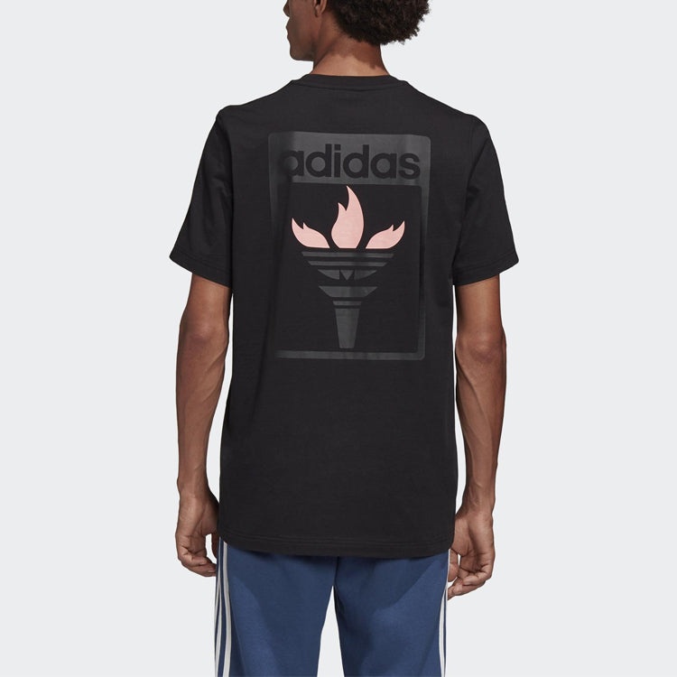 adidas originals Flame Printing Short Sleeve Black GK5904 - 3