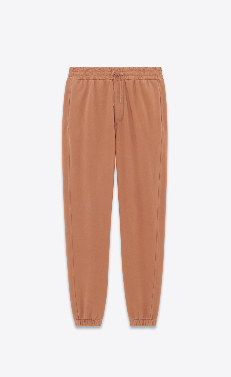 sweatpants in bleached fleece - 1