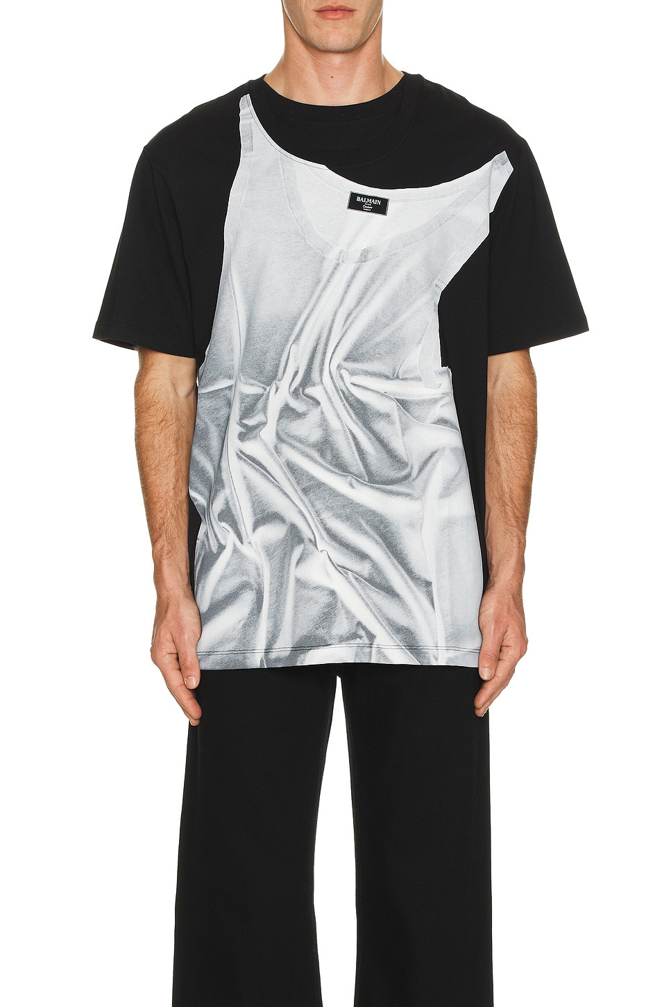 Tank Top Trompe Loeil T-Shirt - 3