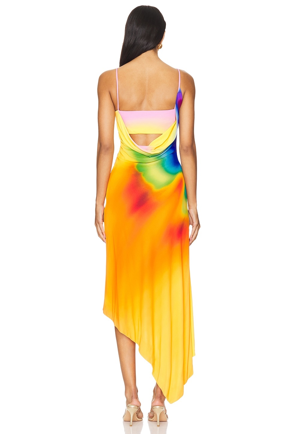 Rainbow Orchid Slip Dress - 3