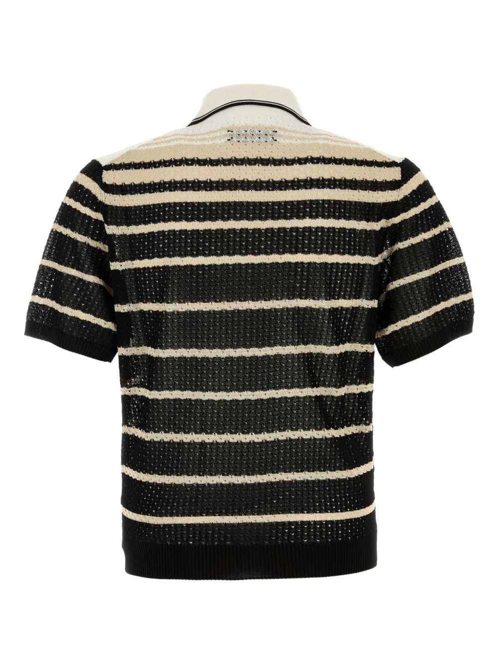striped crochet shirt - 2