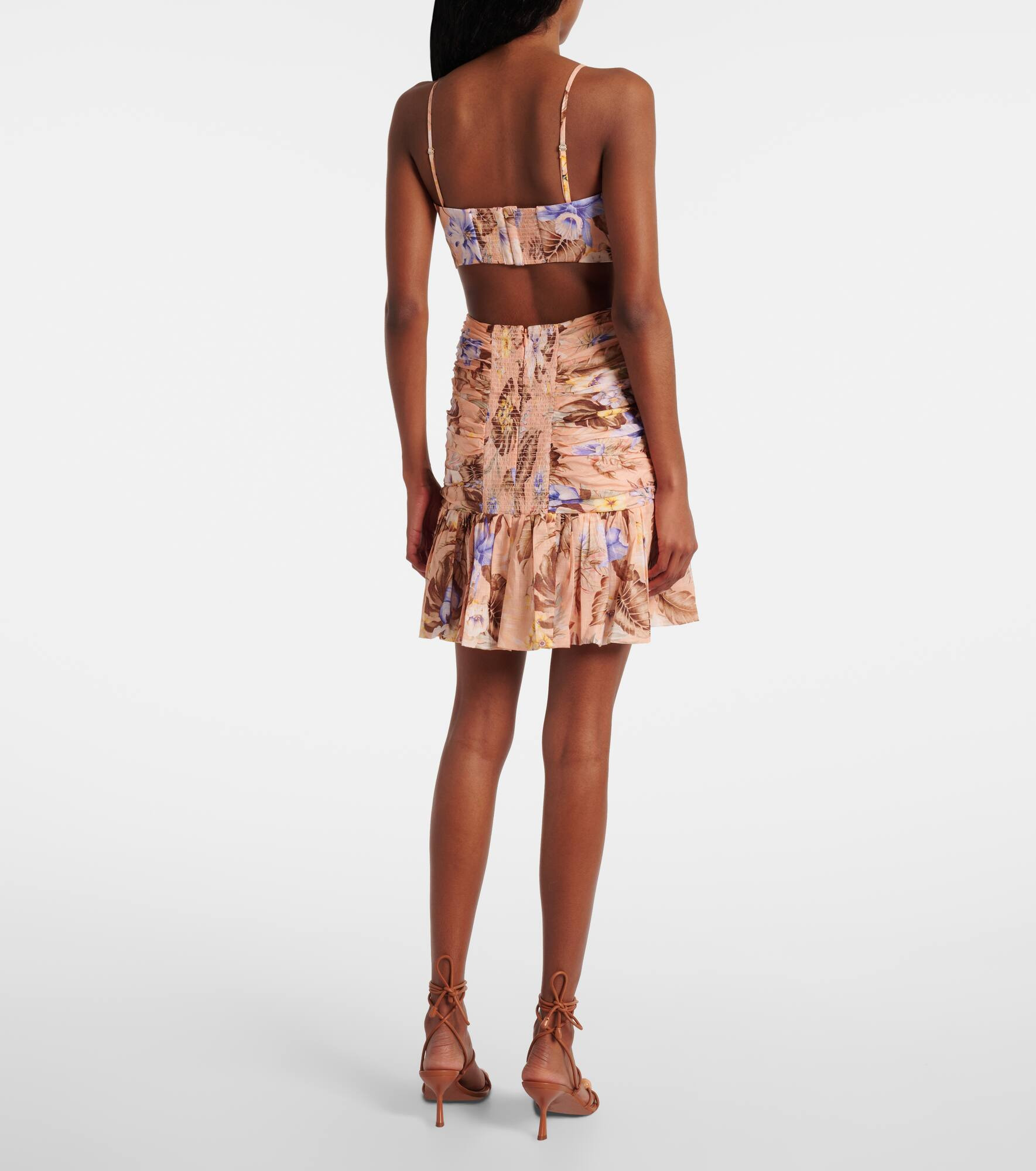 Coco floral cotton minidress - 3