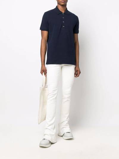 Balmain Monogram short-sleeve polo shirt outlook