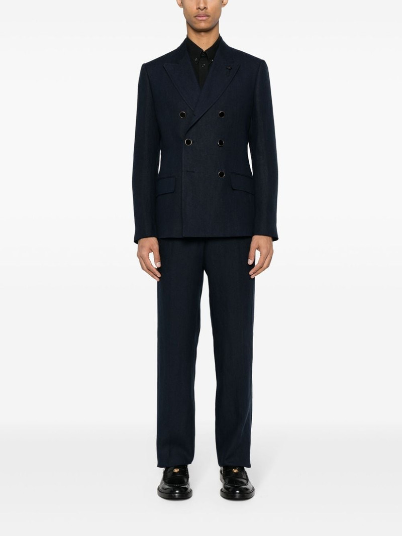 LARDINI double-breasted blazer outlook