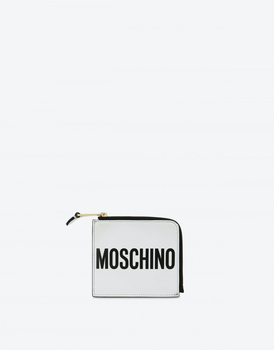 LEATHER WALLET WITH LOGO - 1