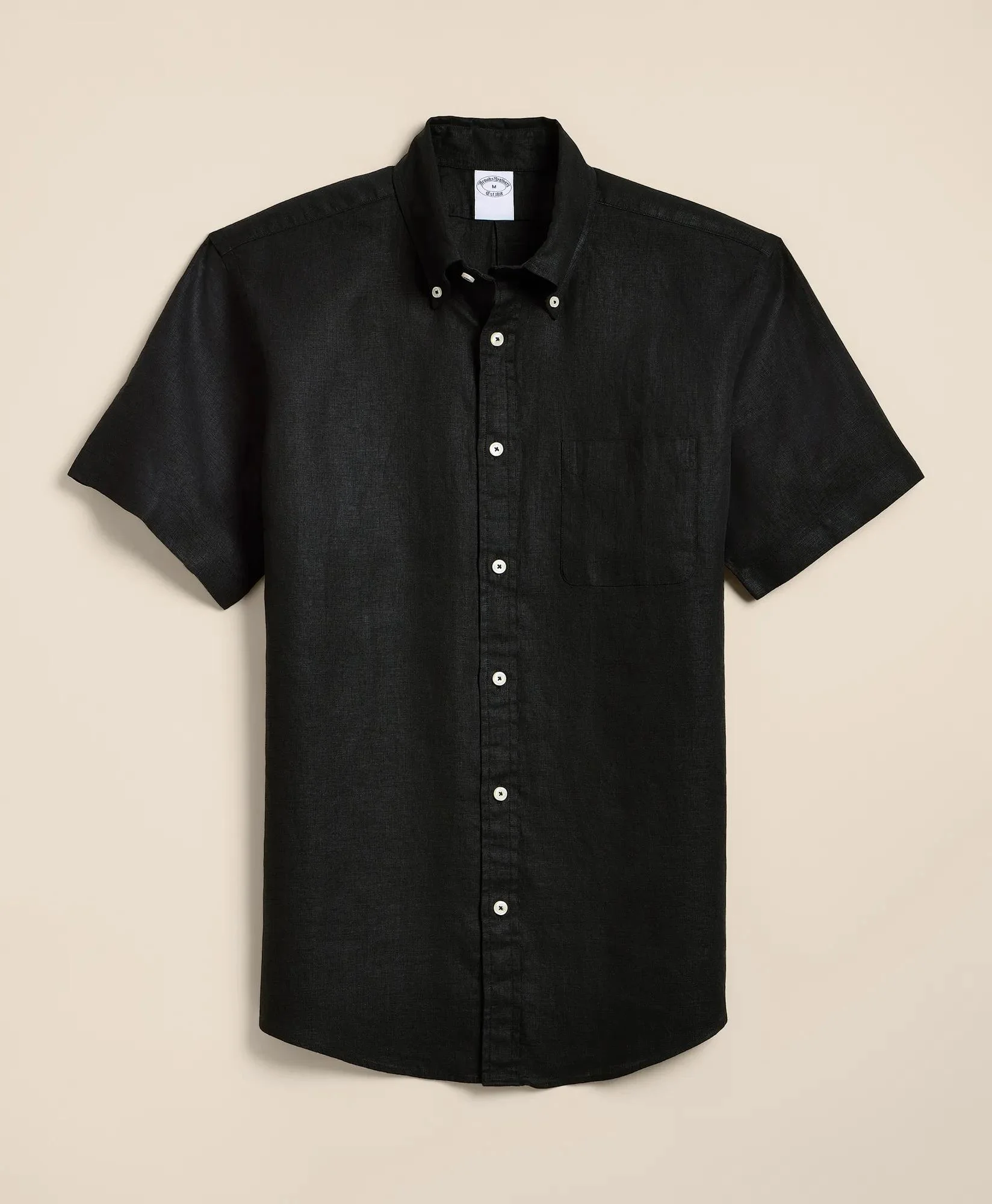 Irish Linen Short-Sleeve Sport Shirt - 1