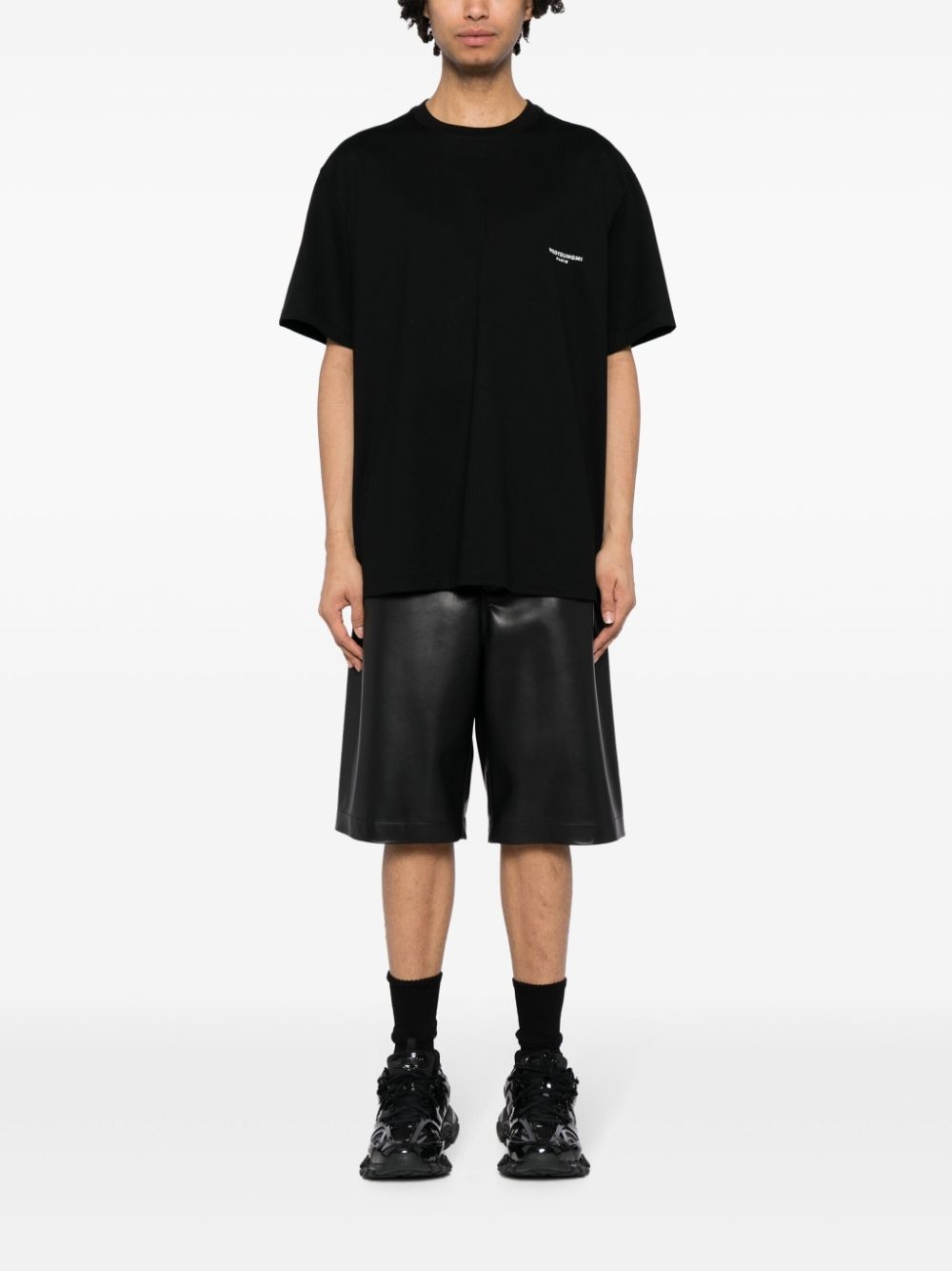 logo-print cotton T-shirt - 4