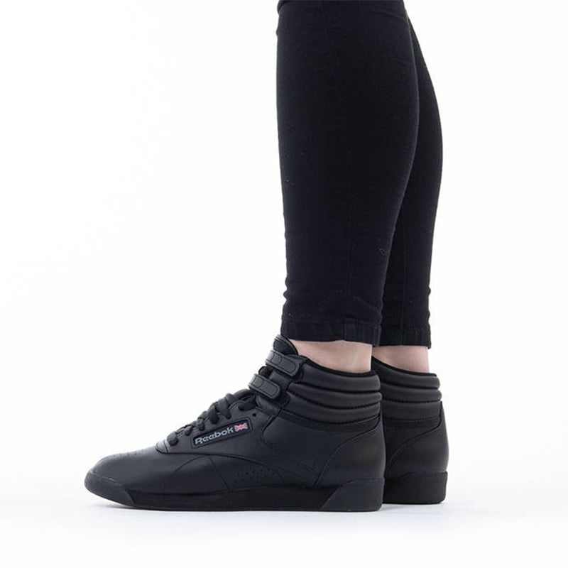(WMNS) Reebok Freestyle High 'Triple Black' 2240 - 7