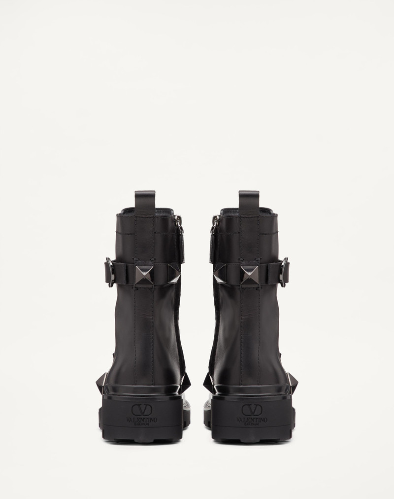 ROMAN STUD CALFSKIN COMBAT BOOT WITH TONAL STUDS 40MM 3