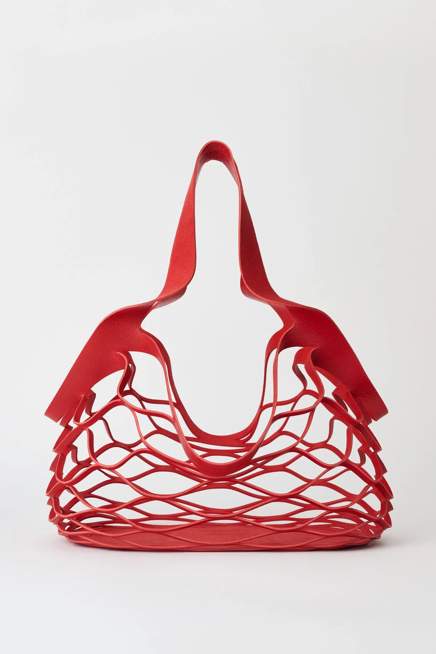 Media Cut Bag Shifting Red Gritty Bull Hide - 1