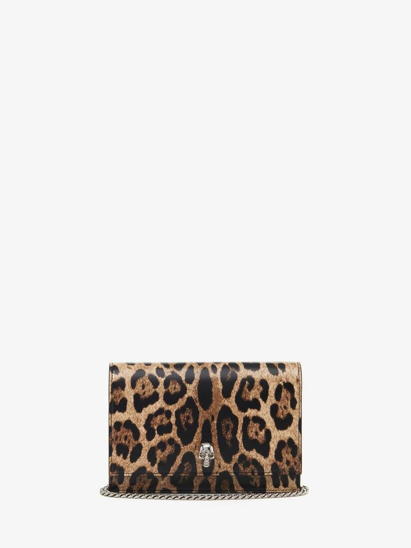 Women's Small Skull Bag in Natural/black - 1