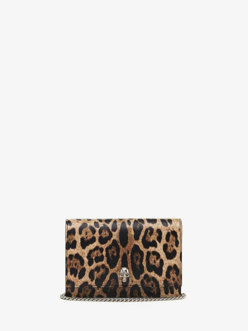 Women's Small Skull Bag in Natural/black 1