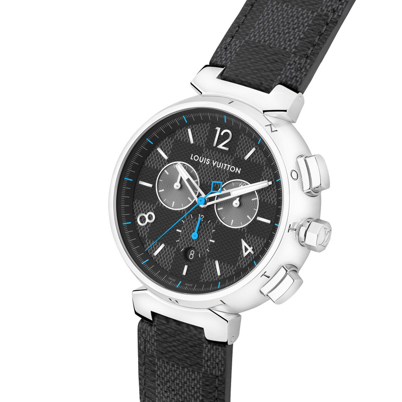 Louis Vuitton Tambour Damier Graphite Chronograph outlook