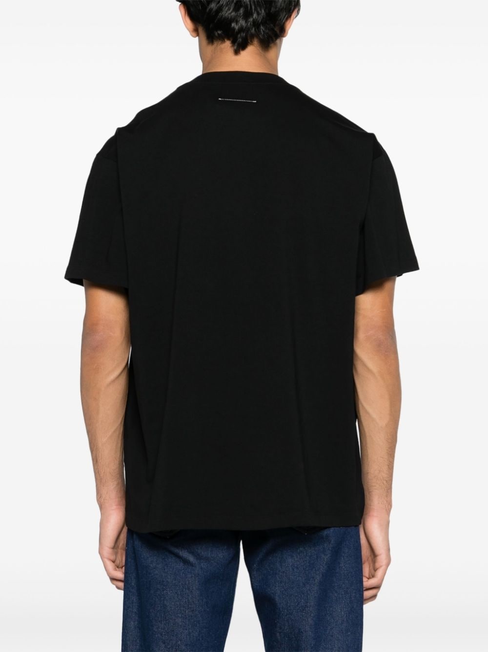 invitation-patch cotton T-shirt - 4