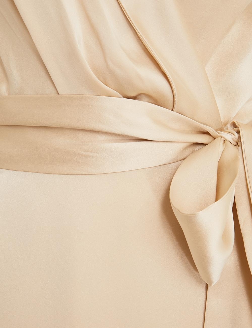 SILK WRAP MIDI DRESS - 6