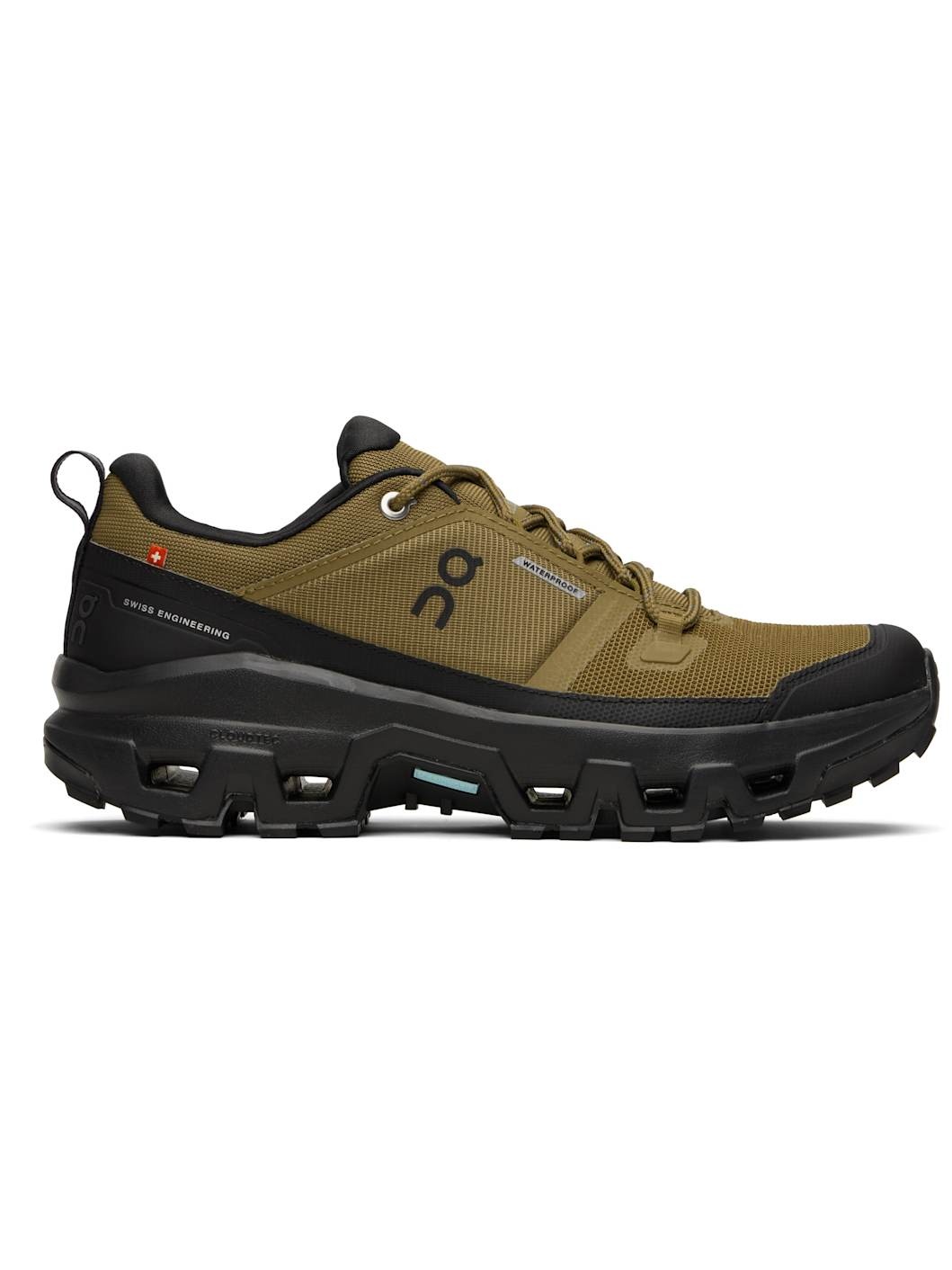 Khaki Cloudrock Low Waterproof Sneakers - 1