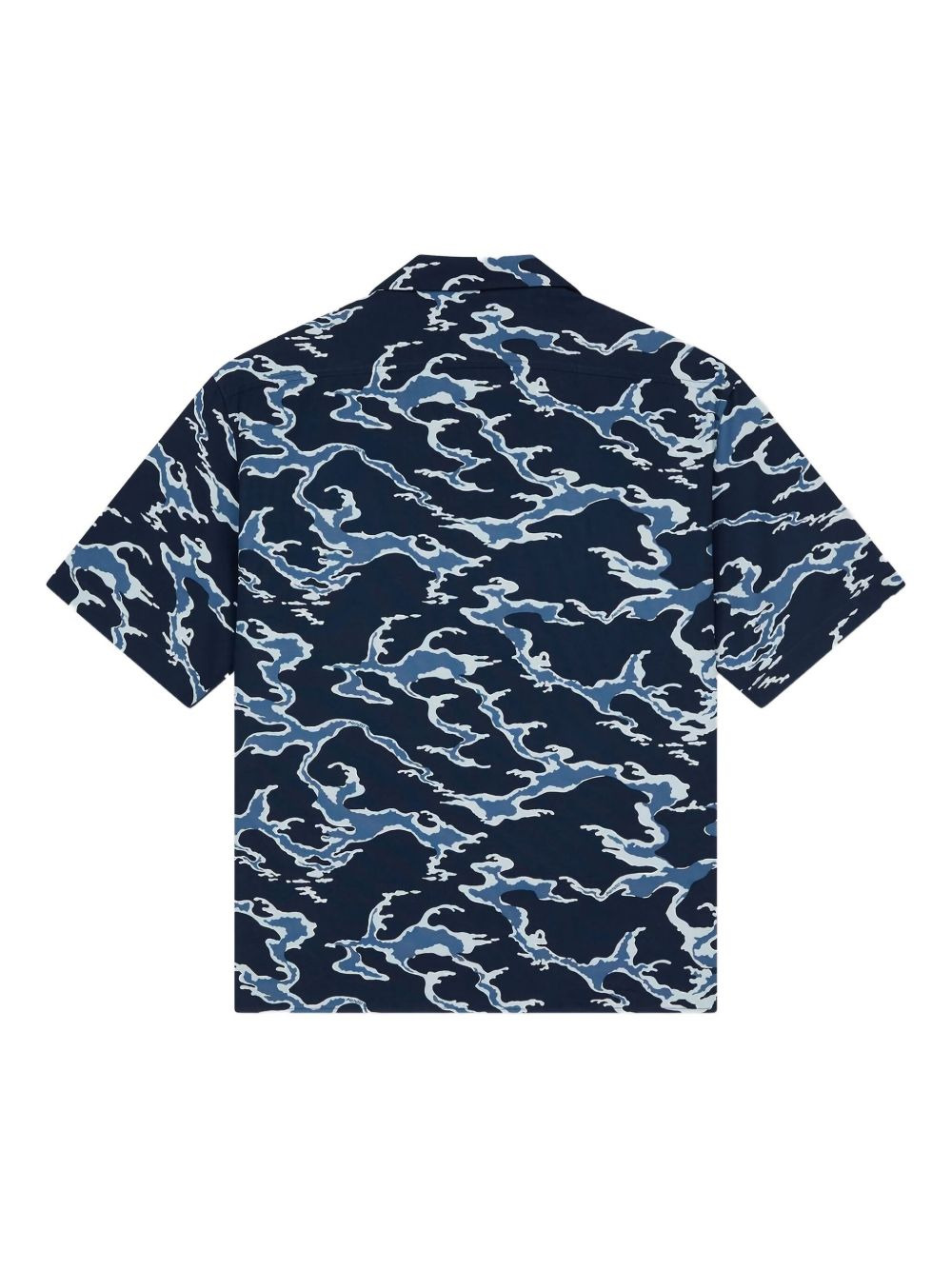 wave-print short-sleeve shirt - 5