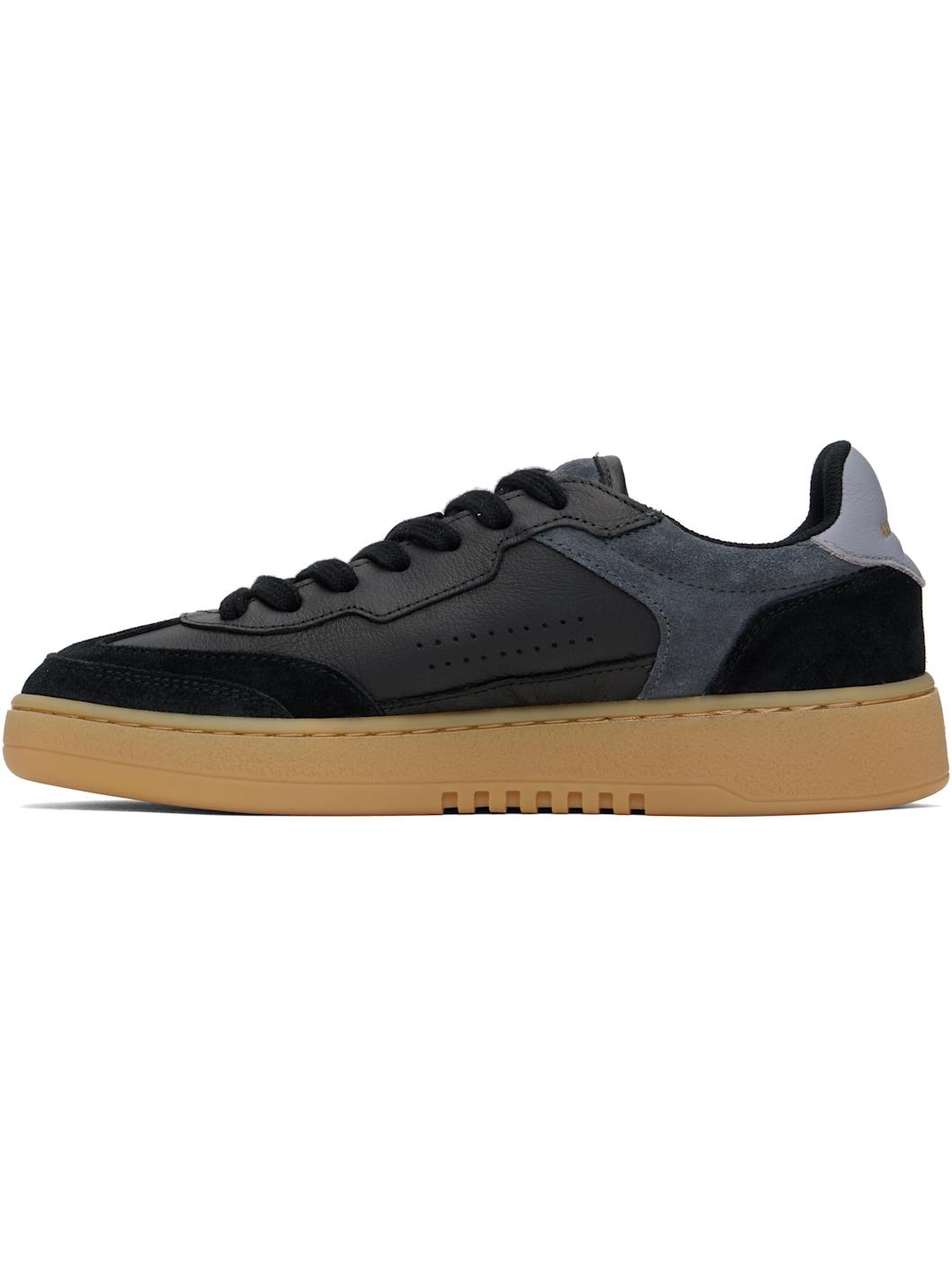 Black & Gray Dice T-Toe Sneakers - 3