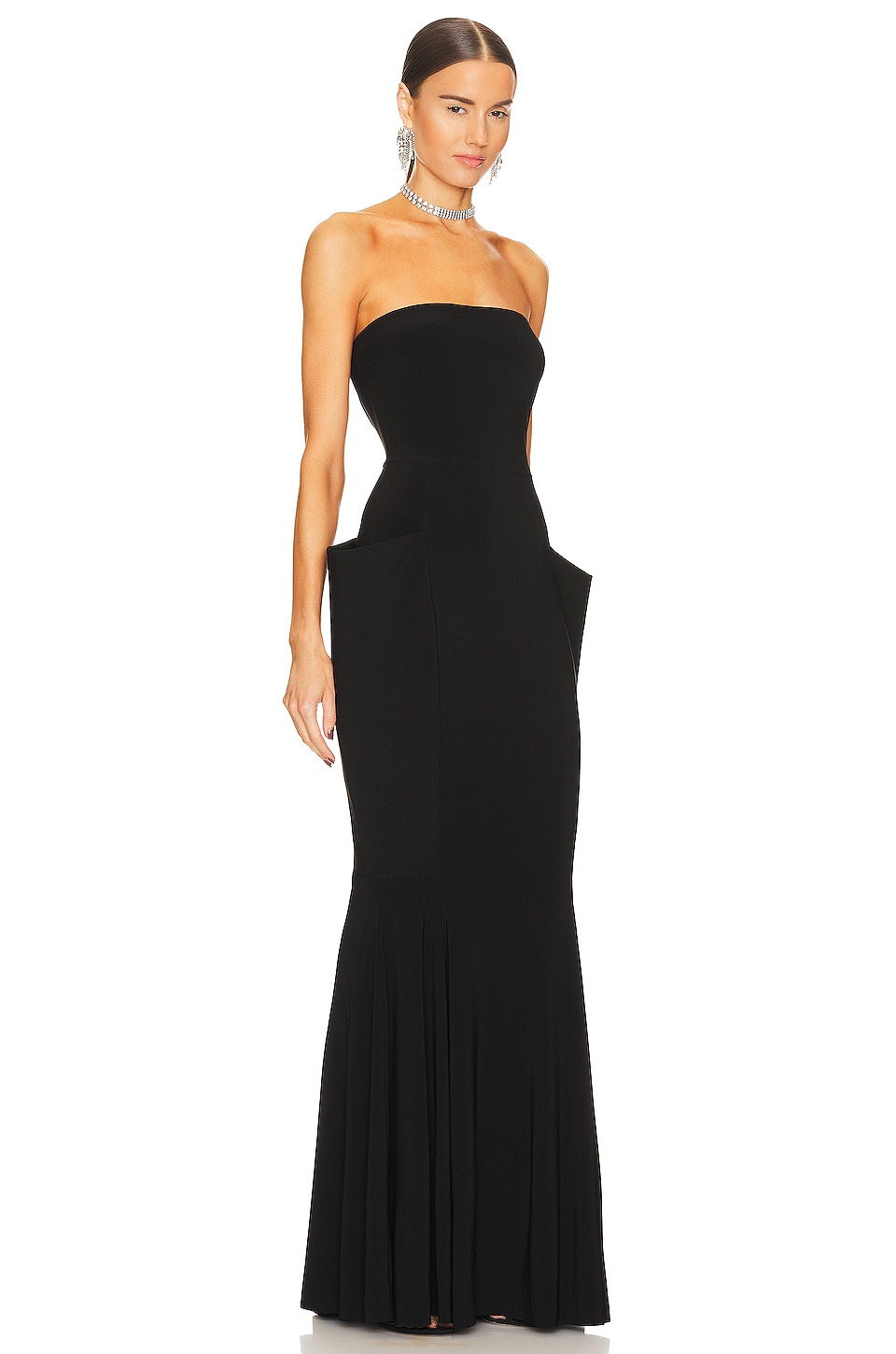 Strapless Wing Fishtail Gown - 2