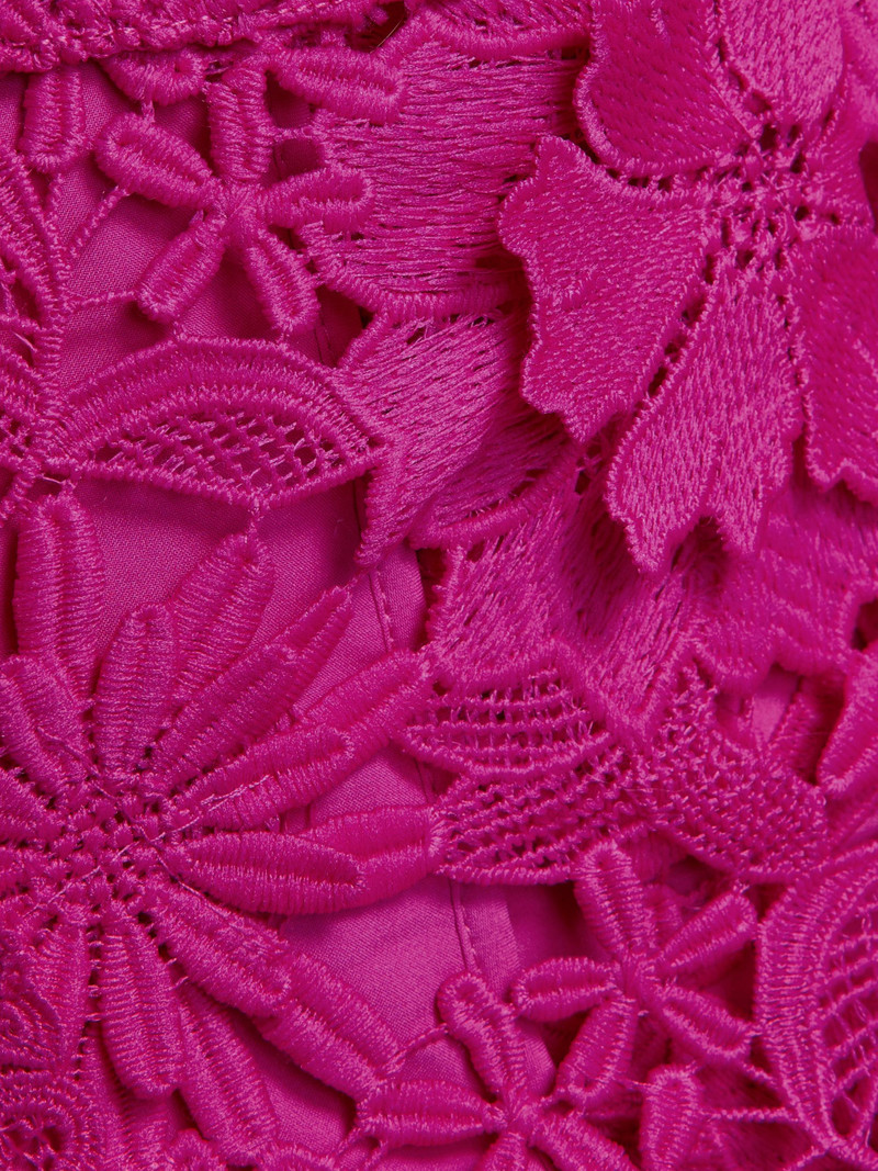 Women's Bondi Guipure Lace Jacket - Hibiscus 7
