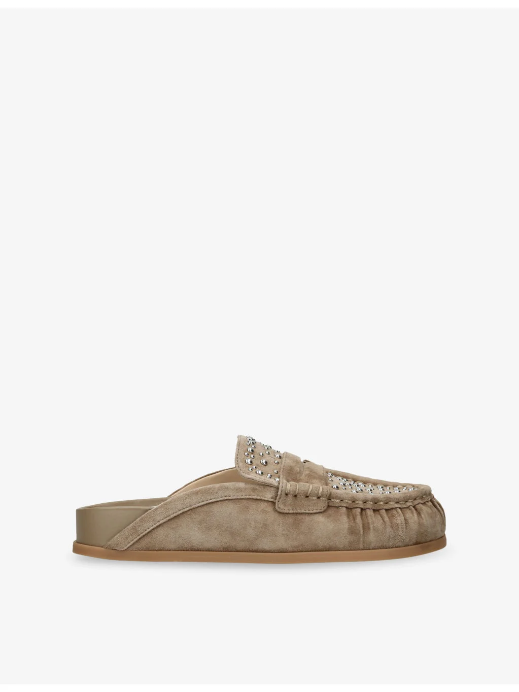 Jodero Studded Suede Loafers - 1