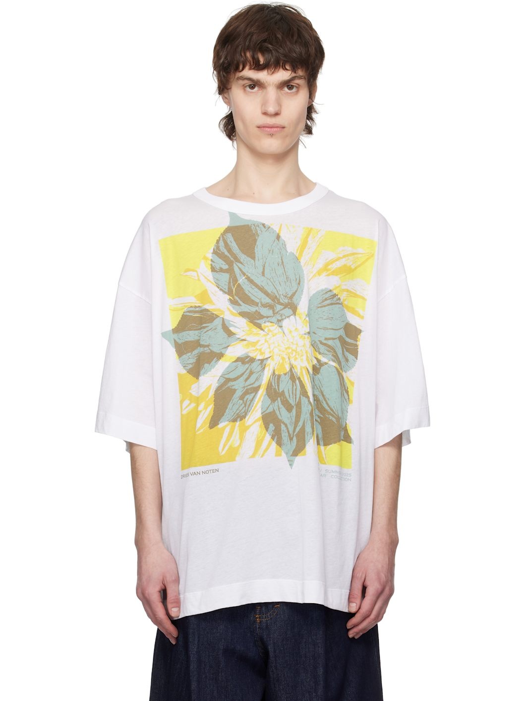 White Logo Graphic T-shirt - 1