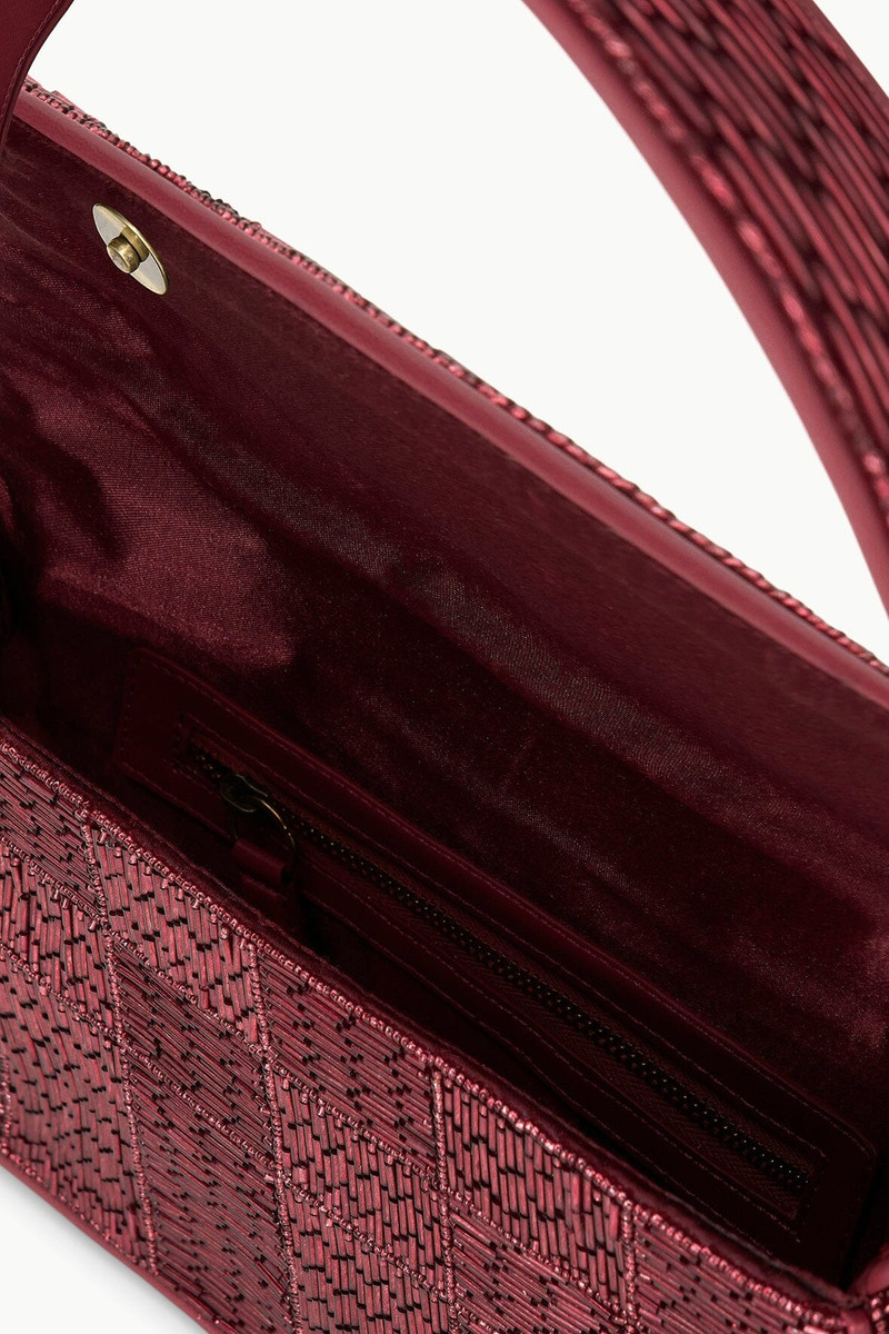 STAUD TOMMY BEADED BAG PINOT 5