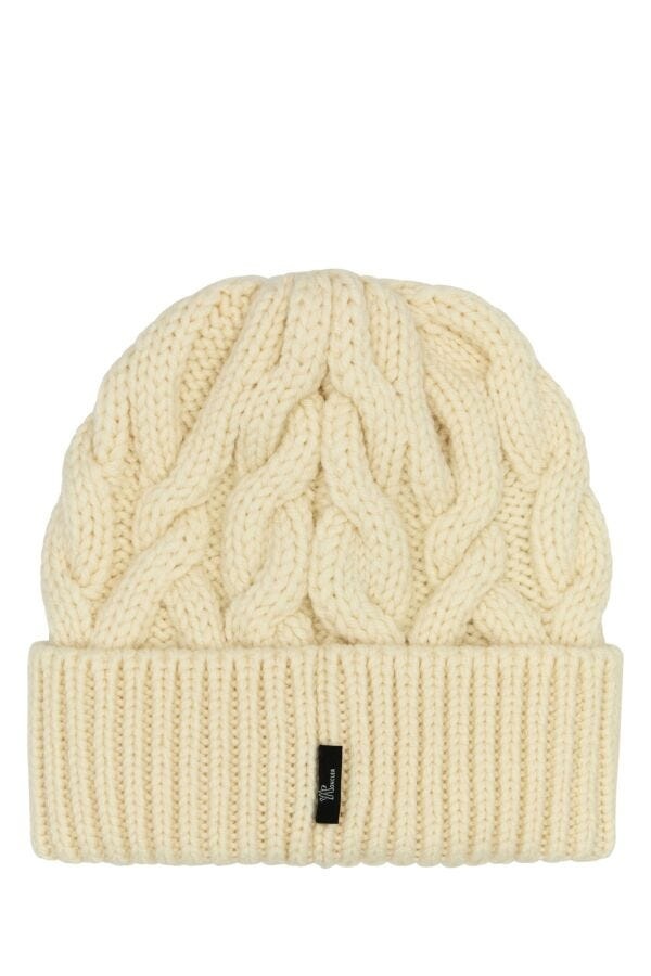 Moncler Grenoble Moncler Grenoble Woman Ivory Wool Beanie  display picture 2