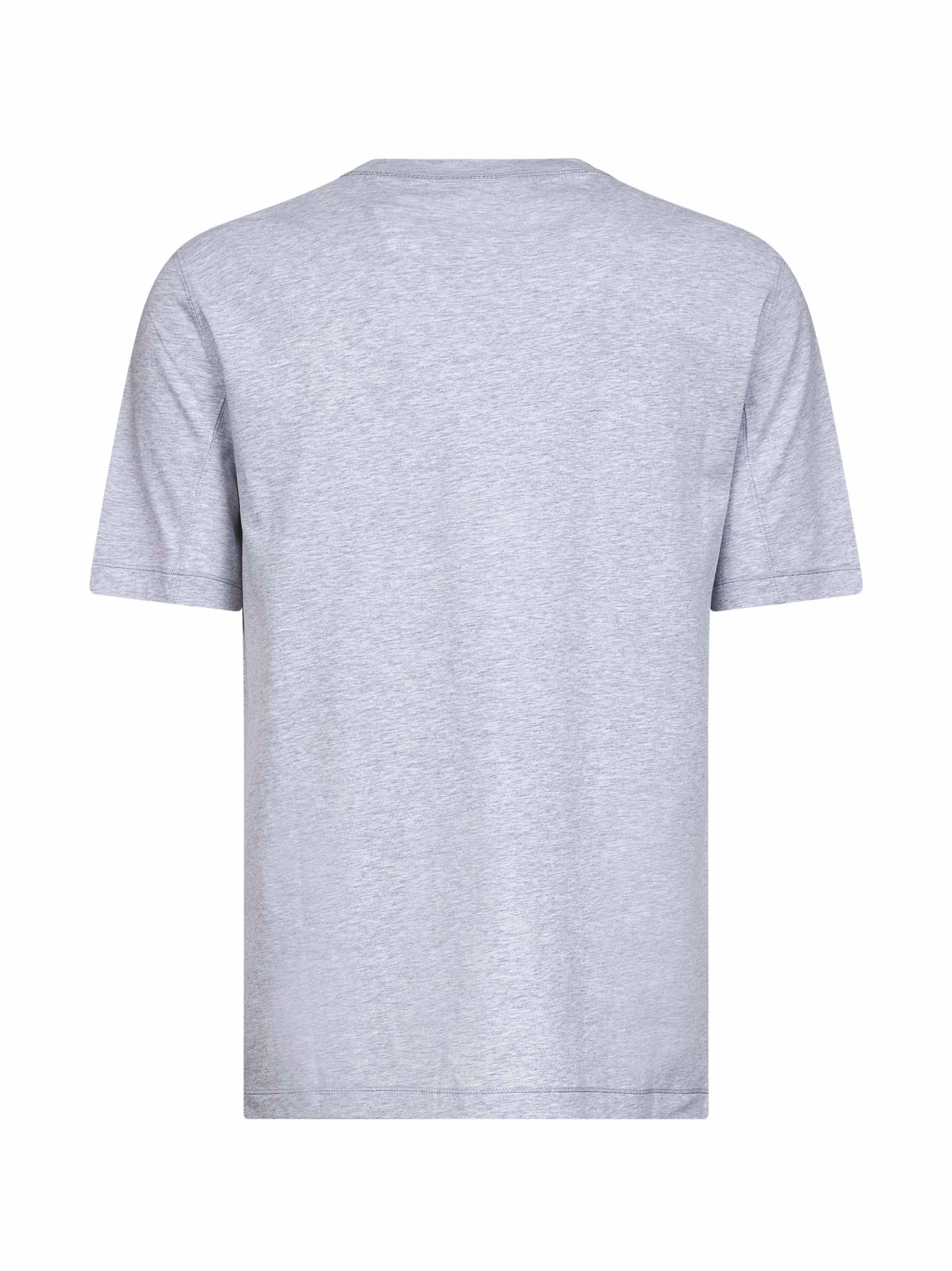 Grey Solomeo crest crewneck T-shirt - 2