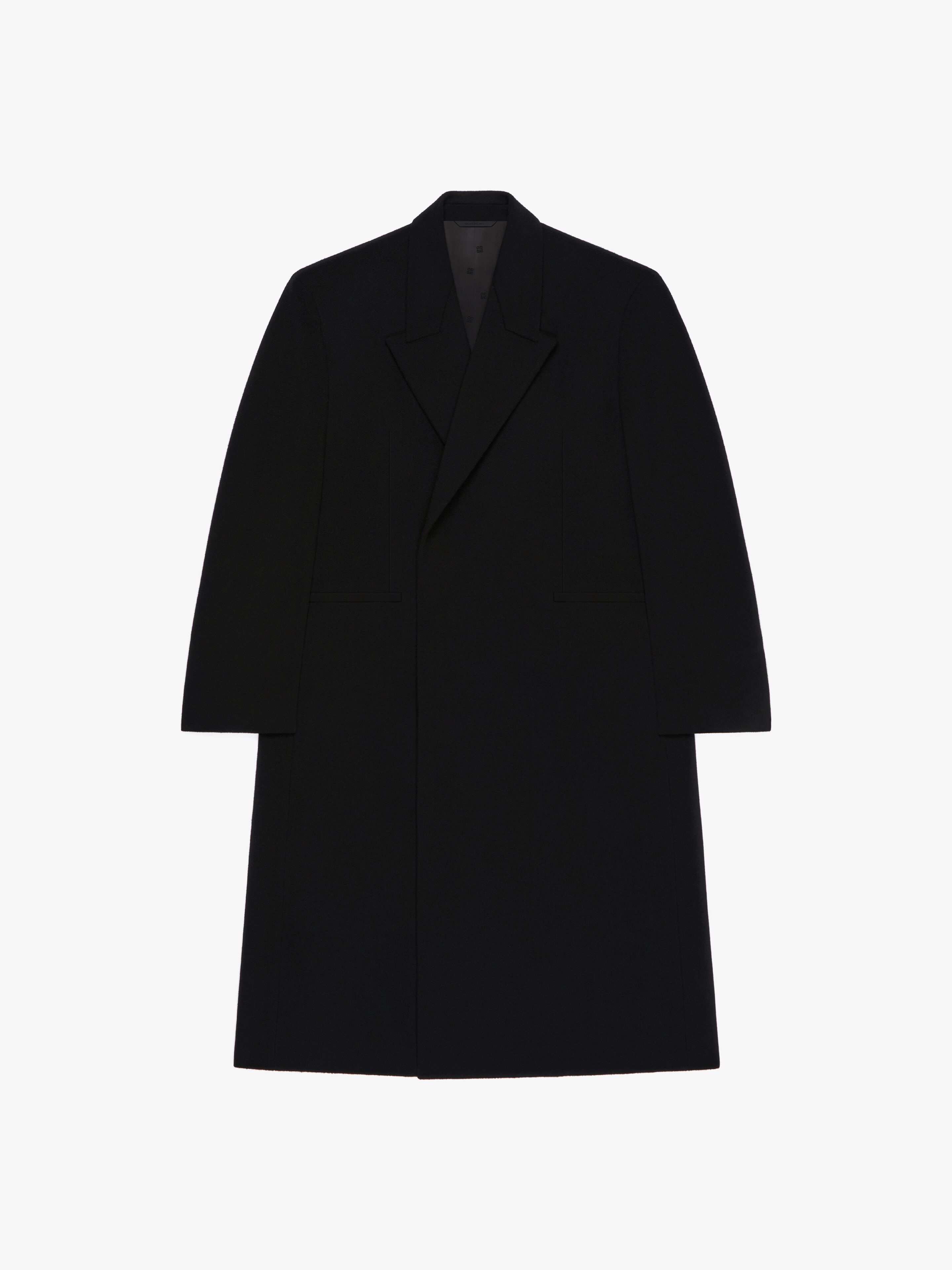 OVERLAPPED COAT IN WOOL AND CASHMERE - 1
