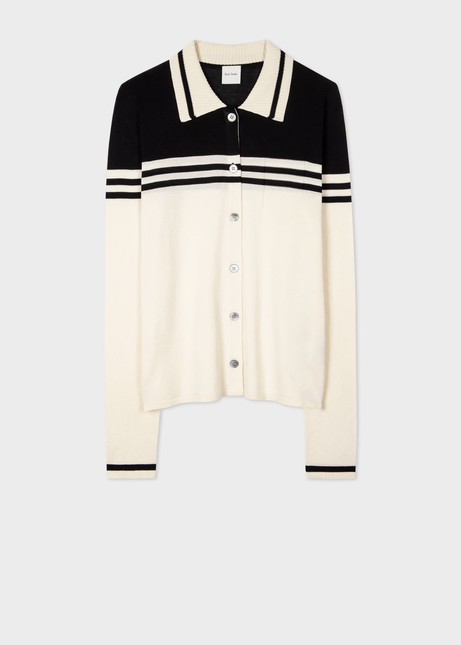 Colour Block Cardigan - 1