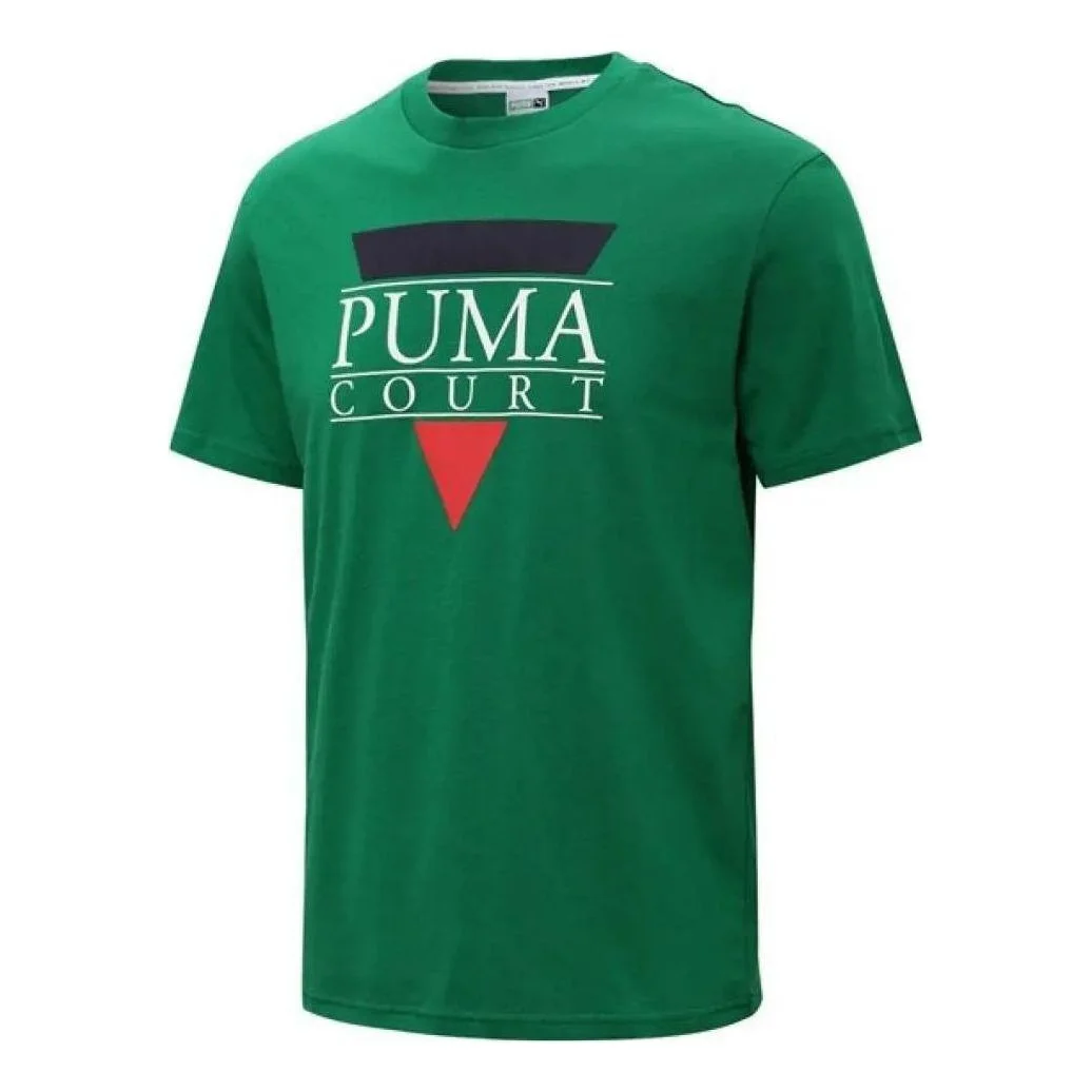 PUMA Tennis Club Graphic Tee 'Green' 536913-96 - 1