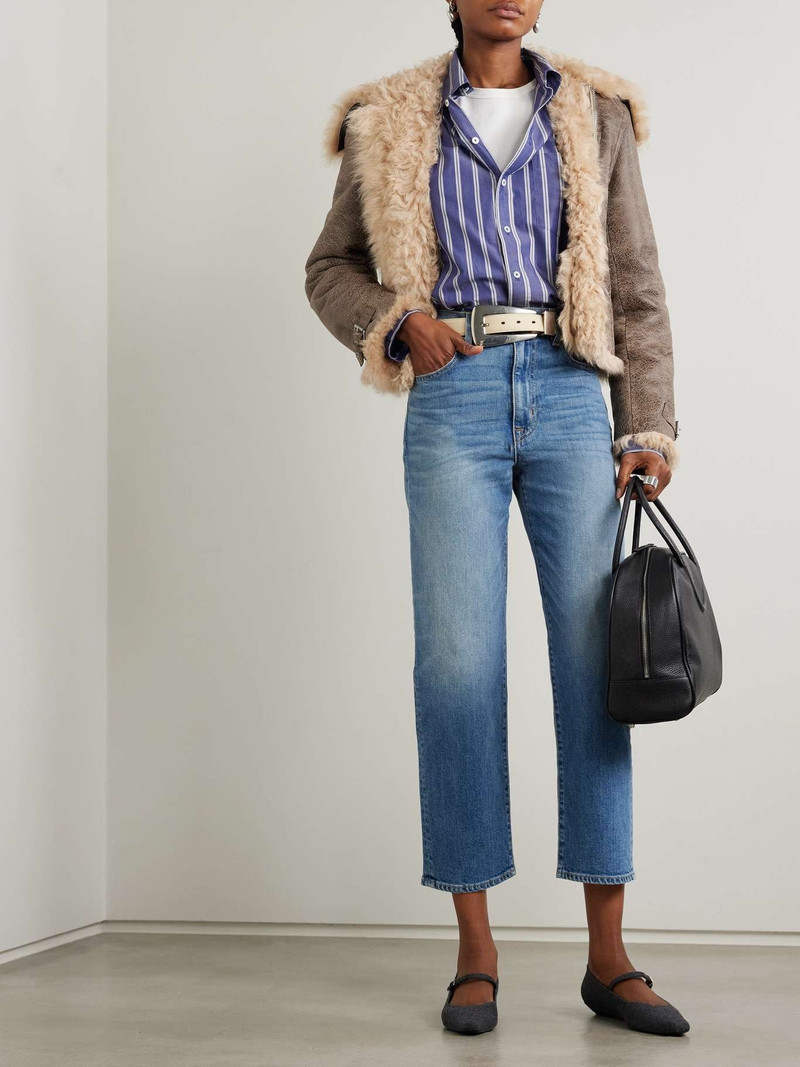 SLVRLAKE London Crop high-rise straight-leg jeans Light denim outlook