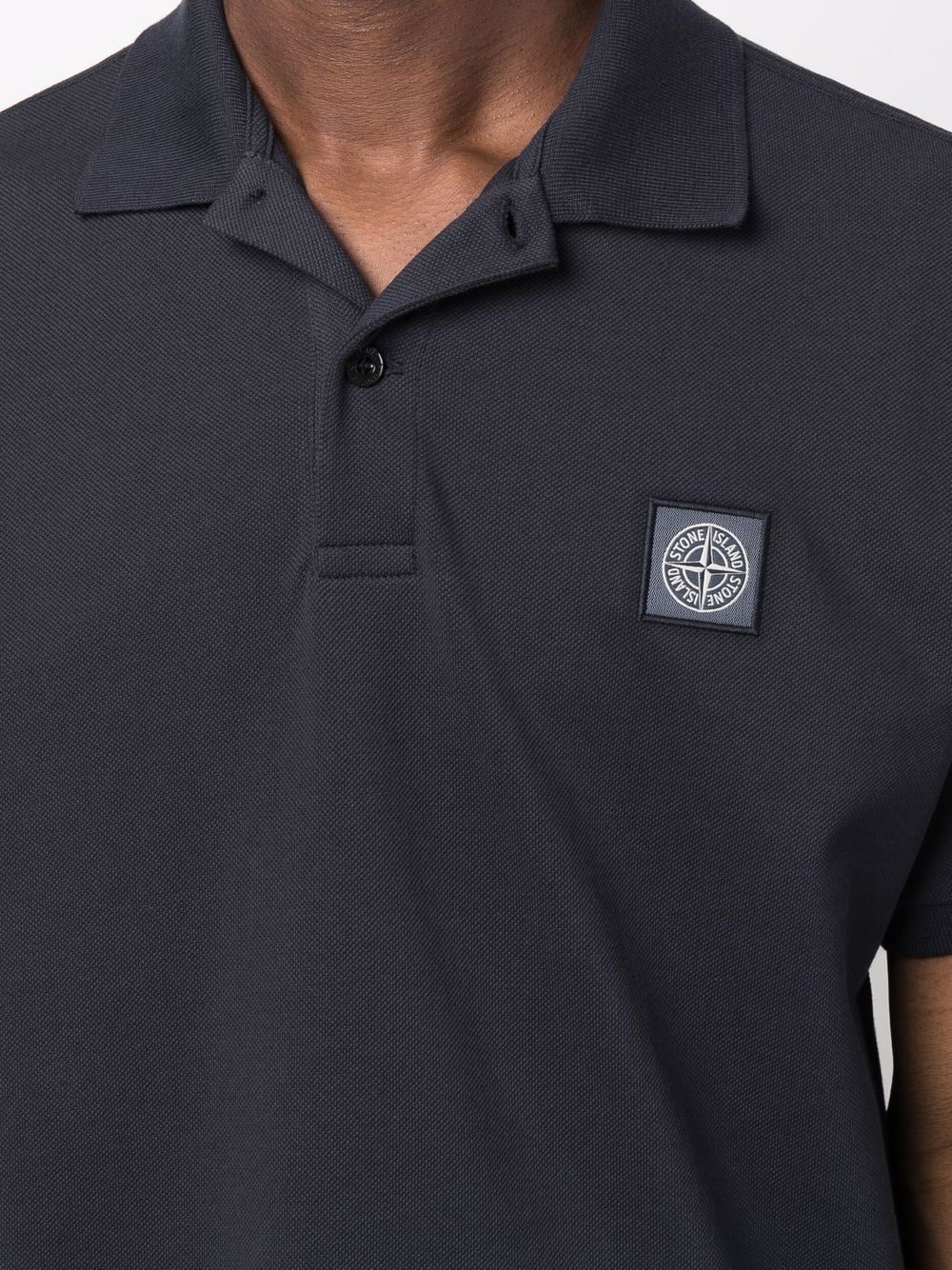 logo-patch polo shirt - 5