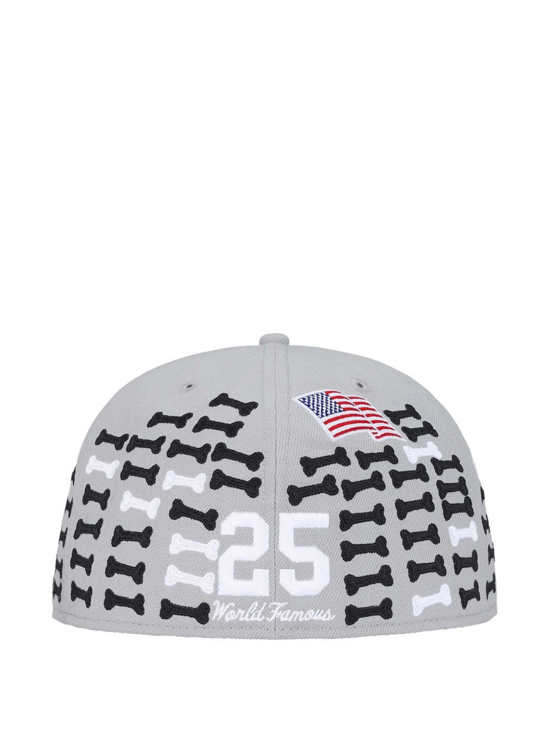 Supreme x New Era Bones Box logo cap outlook