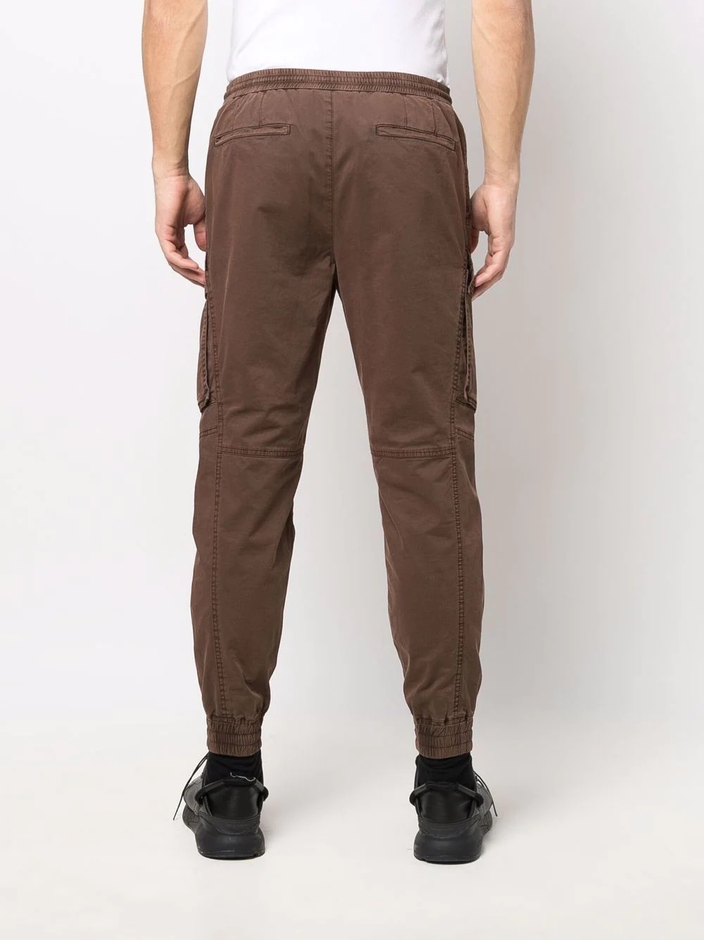 drawstring cargo trousers - 4