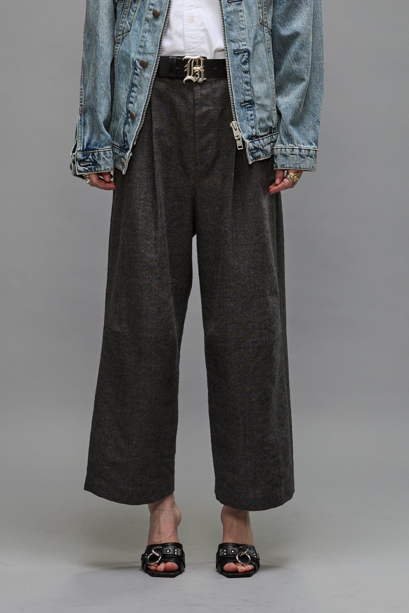 ARTICULATED KNEE TROUSER - DARK GREY - 5